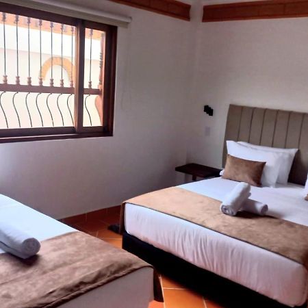 Hotel Santa Barbara Sachica 莱瓦镇 外观 照片