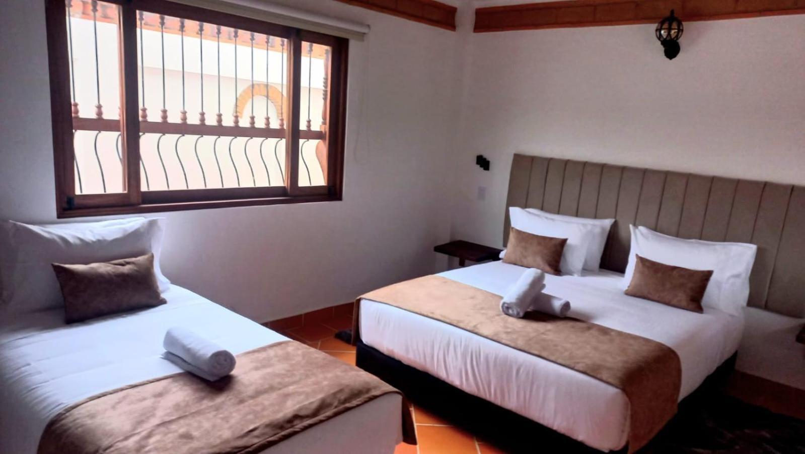 Hotel Santa Barbara Sachica 莱瓦镇 外观 照片