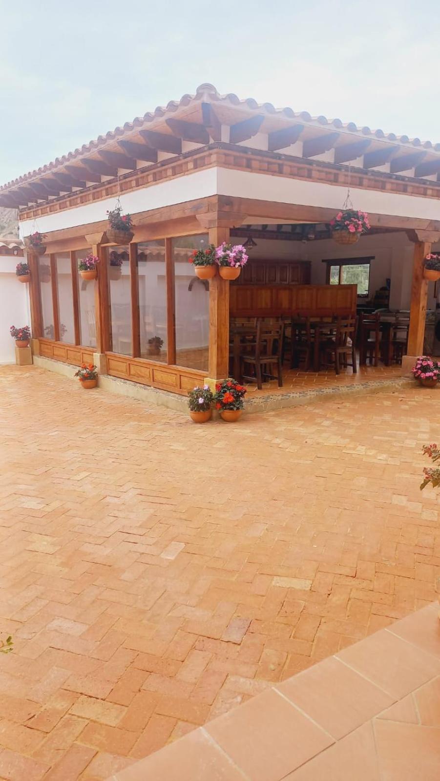 Hotel Santa Barbara Sachica 莱瓦镇 外观 照片